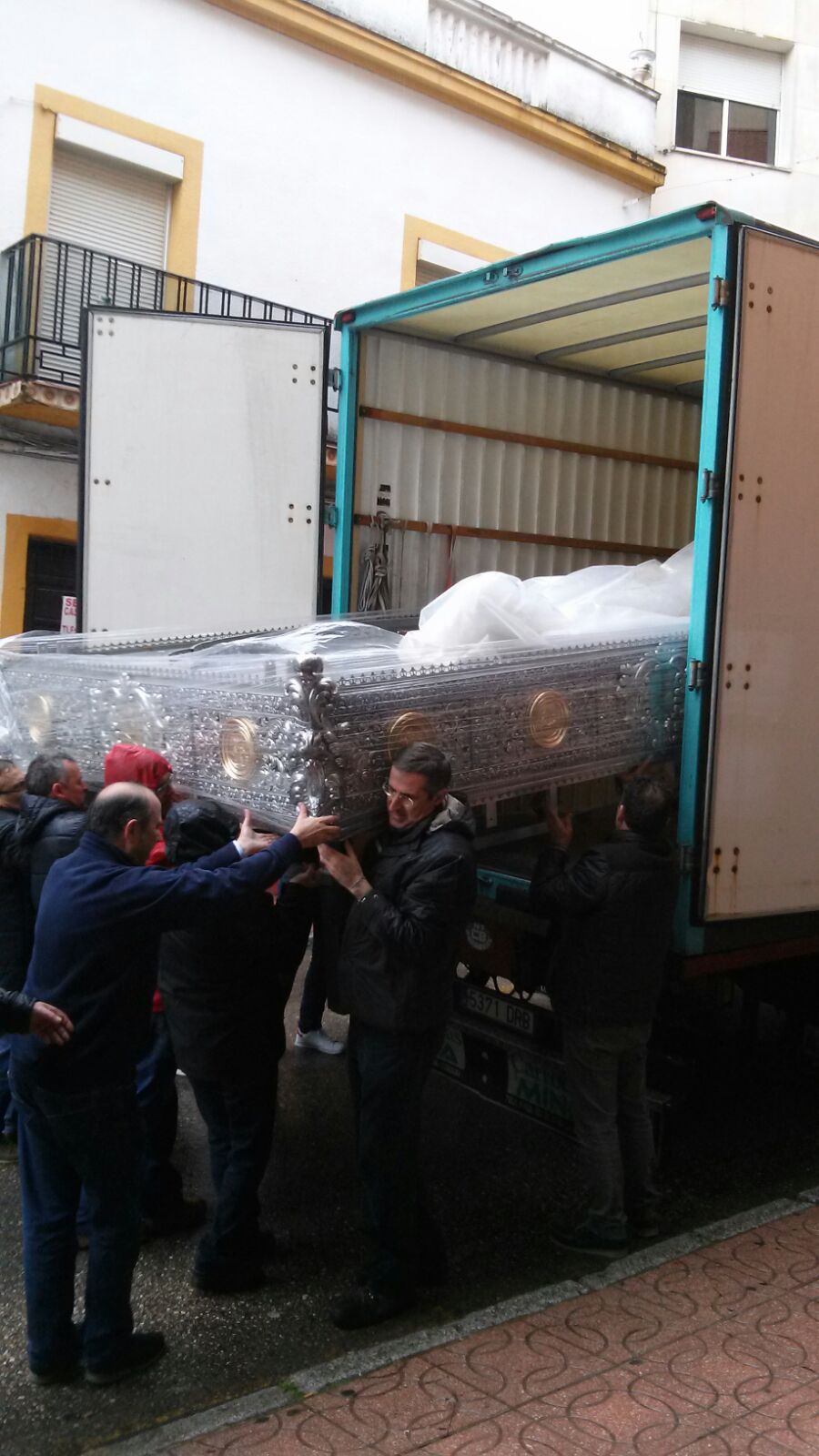 llegada trono virgen 2