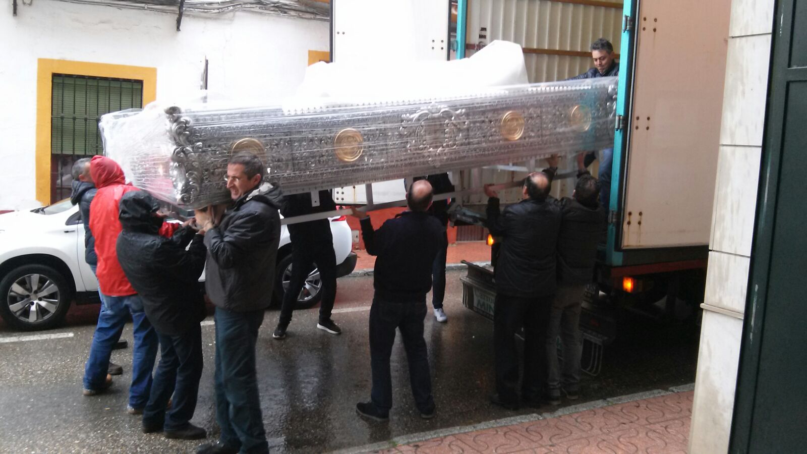 llegada trono virgen 3