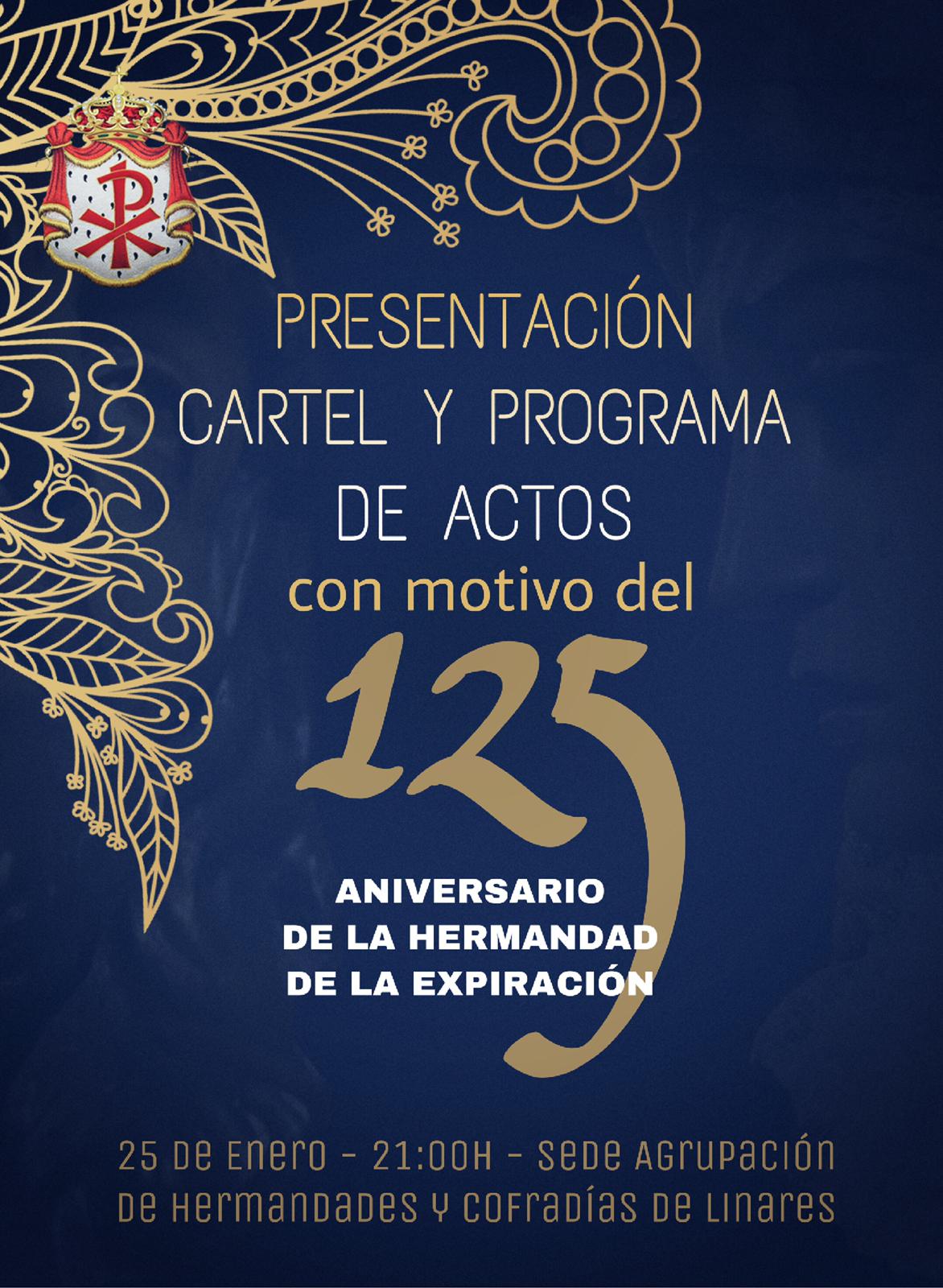 El 25 de enero se presentarán en la Agrupación de Cofradías los actos del 125 aniversario