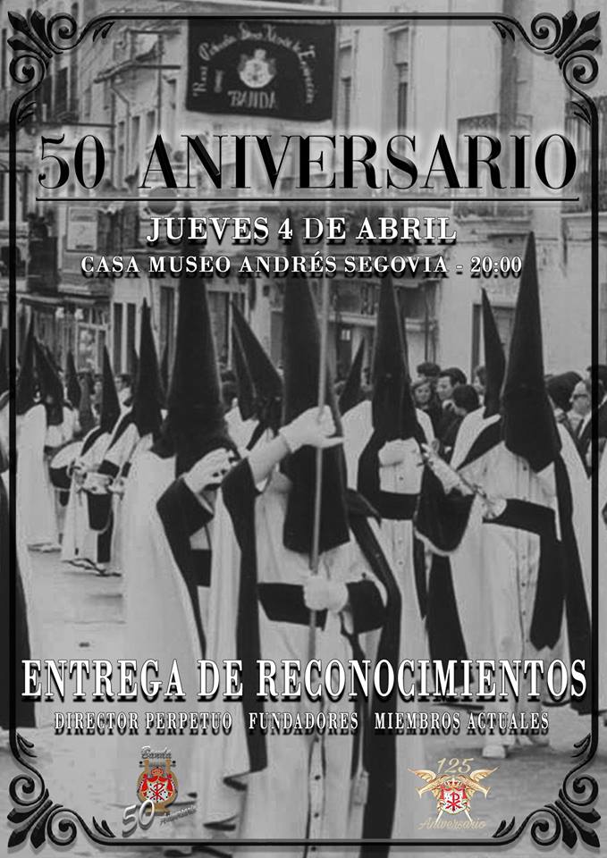 Entrega de reconocimientos. Jueves 4 de abril a las 20:00 en la Casa Museo Andrés Segovía