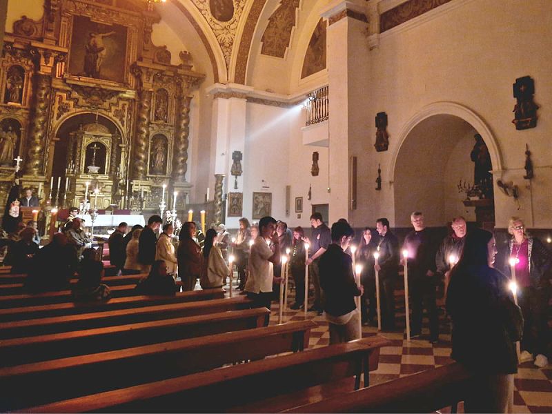 ceremonia de las cinco llagas